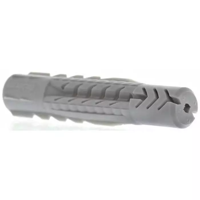 Fischer Grey Nylon Wall Plug 70 mm Length 12 mm Fixing Hole Diameter, 62758 (Pack of 25)