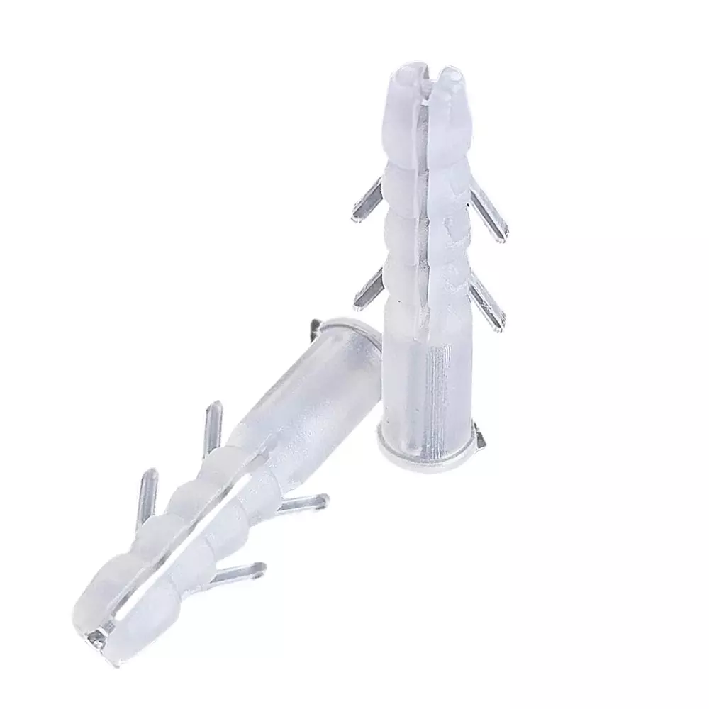 Contidrift Wall Plugs/Gitti 38 mm (1.5 inch) Round Plastic White (Pack of 100)