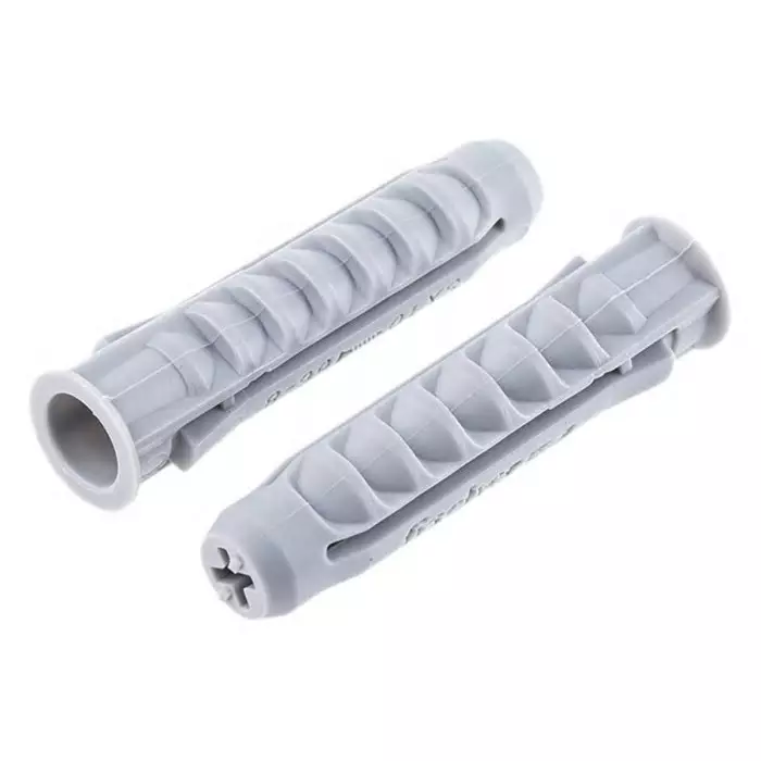 Fischer White Nylon Wall Plug 50 mm Length 10 mm Fixing Hole Diameter, 70010 (Pack of 50)