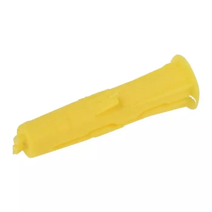 RawlPlug Yellow Plastic Wall Plug 24 mm Length 5 mm Fixing Hole Diameter, R-UNO-YEL-1000 (Pack of 1000)