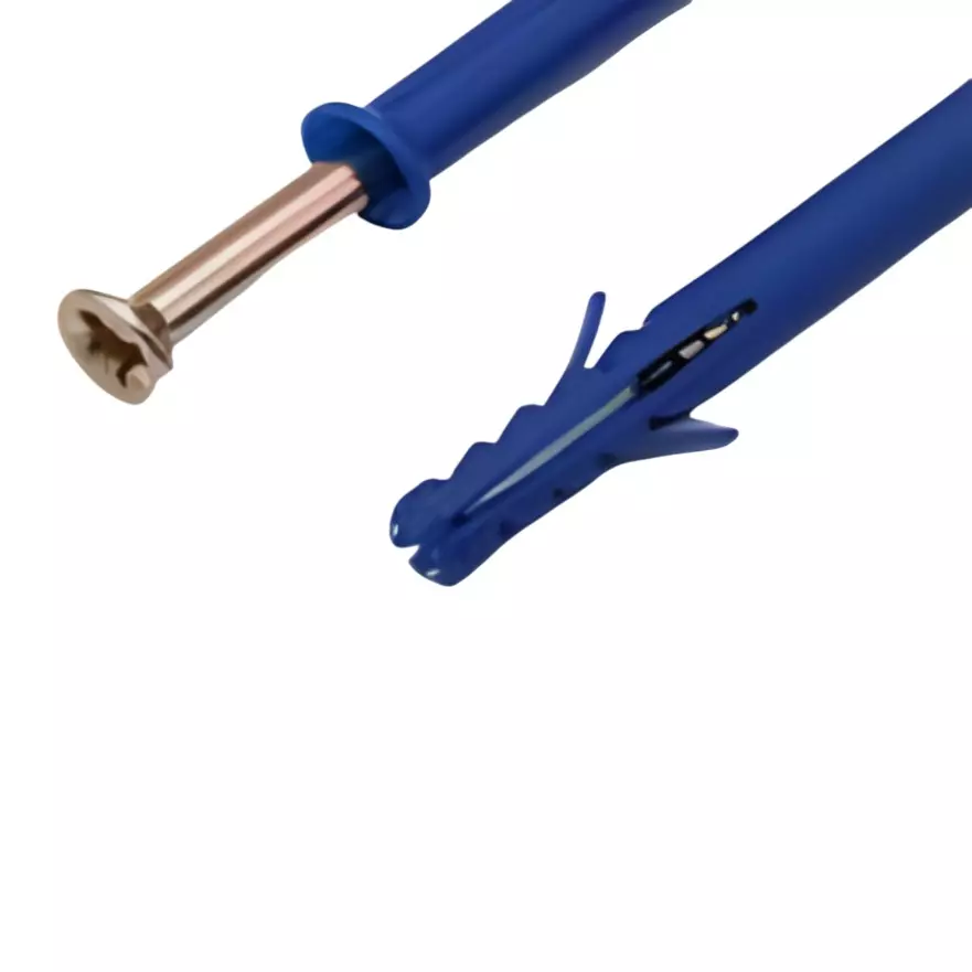 Ebco Anchor Plug With Screw CSK Head Ebco Blue Finish and Size M10x100 mm, CAPS-1010