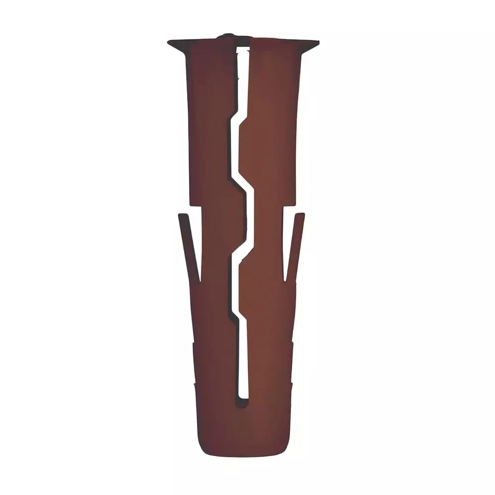 RawlPlug Brown Plastic Wall Plug 30 mm Length 7 mm Fixing Hole Diameter, R-PDM-UNOBR/300 (Pack of 300)