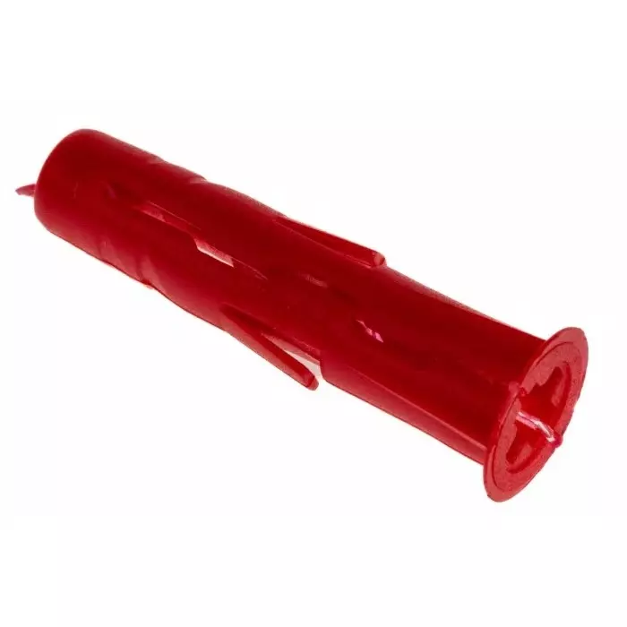 RawlPlug Red Plastic Wall Plug 28 mm Length 6 mm Fixing Hole Diameter, R-U1-MIX-RED-288 (Pack of 288)