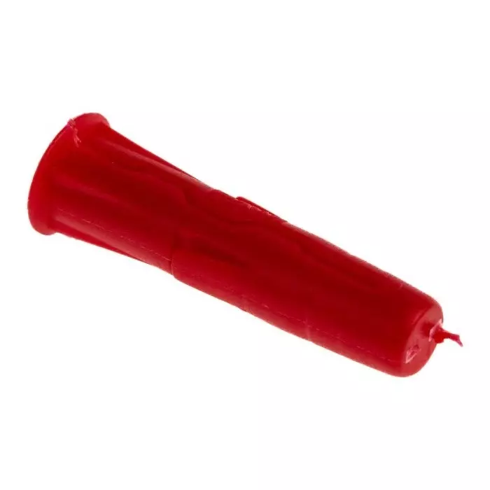 RawlPlug Red Plastic Wall Plug 28 mm Length 6 mm Fixing Hole Diameter, R-U1-MIX-RED-288 (Pack of 288)