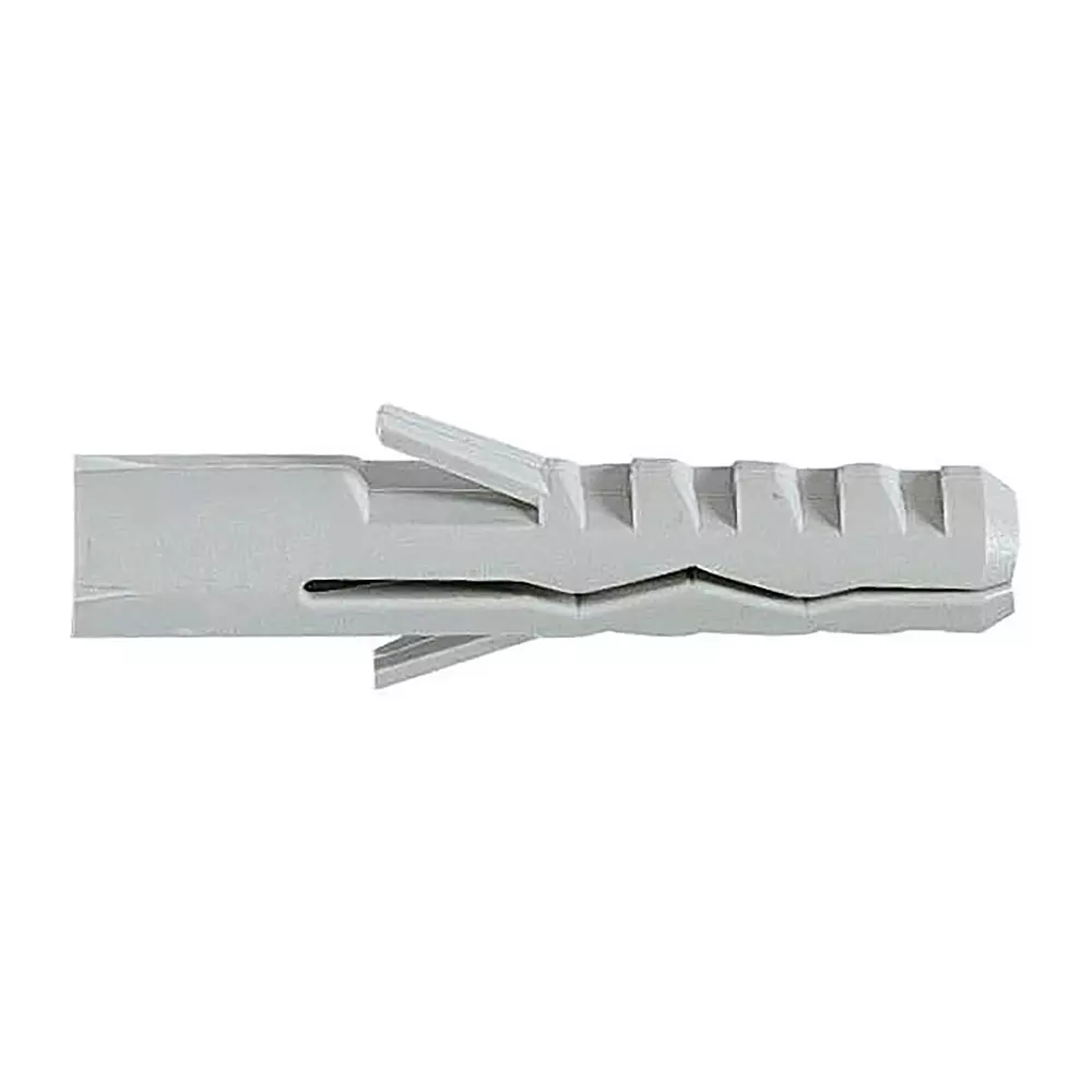 RS PRO Wall Plug 25 mm Grey Nylon 5 mm, 1776951 (Pack of 100 Pcs)