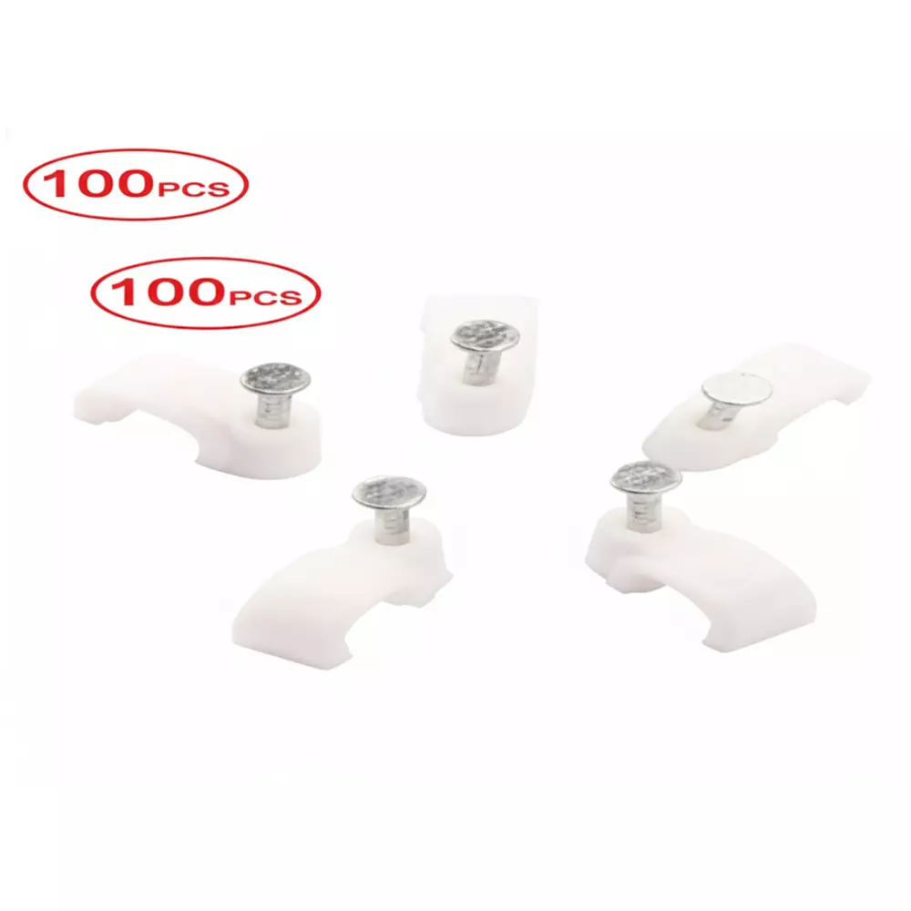 Contidrift Wooden Screw 45x10 mm Chrome Polish Iron Sliver (Pack of 100)