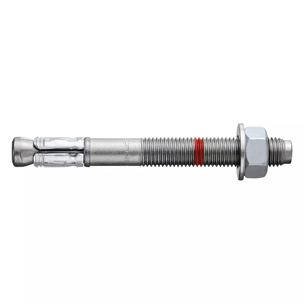 Hilti HST4 Stud Anchor Carbon Steel Body Zinc Plated Finish, Size M10 x 60 mm Length and 5-10 mm Fixture Thickness, 2329052