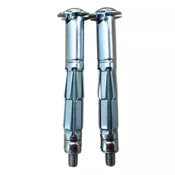 GENERIC 5x52 mm Hollow Drive Wall Anchor Screws for Drywall, Plaster (Pack of 10 Pcs)