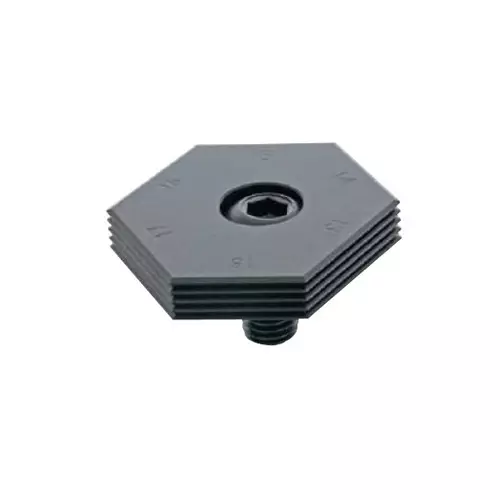 STEEL-SMITH Uneven Hex Type Nut with Bolt Serrated Surface 17000 N Clamping Force, 88 N.m Screw Stroke, 3103-01S