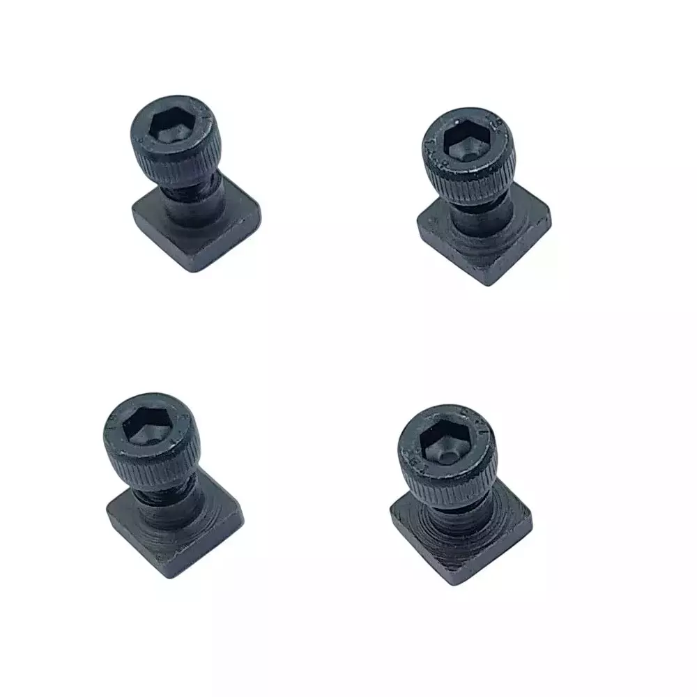 Buyohlic International T-Nuts Bolts 1/2 inch (12.7 mm) Square Shape M8 Thread for 3 inch (75 mm) & 4 inch (100 mm) Rotary Table, 9T-JVTA-IVSX (Pack of 4)