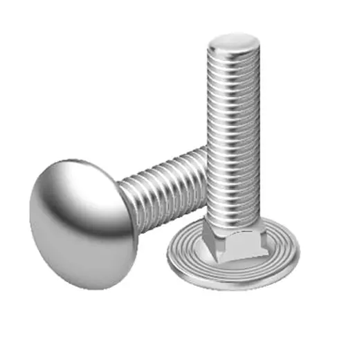 APL Carriage Bolt Mushroom Head 10 mm Dia 75 mm Length Stainless Steel AISI 304 (Pack of 500)
