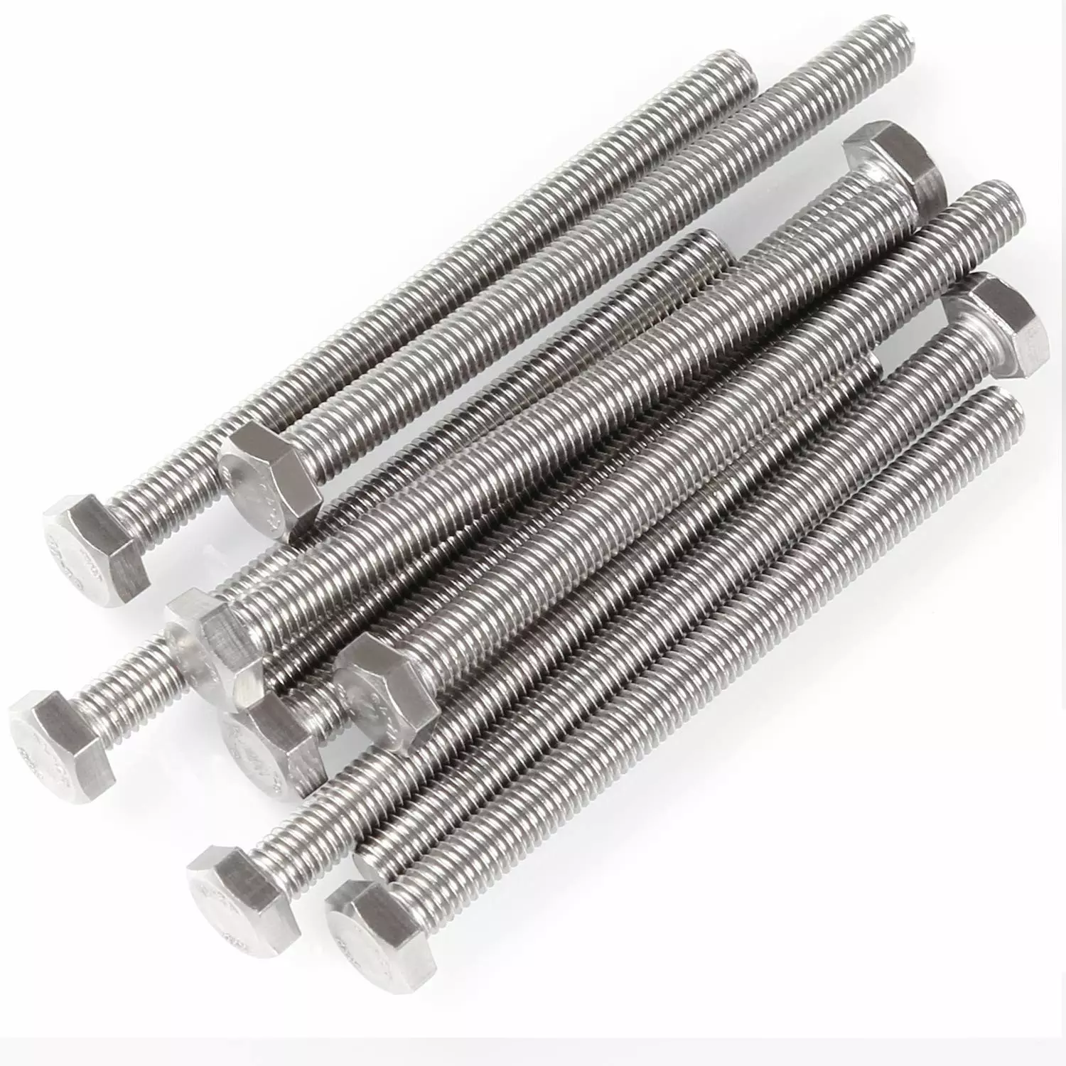 tanish-enterprises-stainless-steel-long-hex-bolt-ss-202-grade-metric-thread-24-mm-diameter-x-160-mm-length-pack-of-100