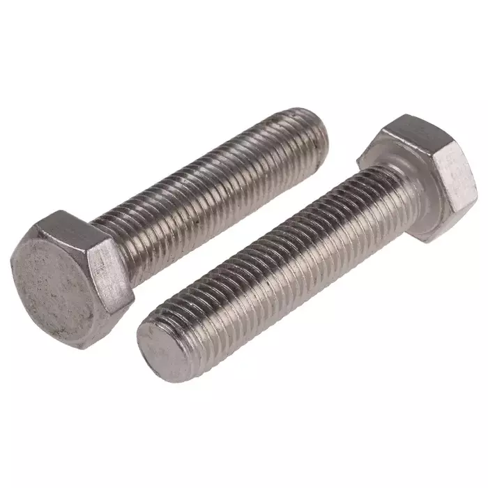 tanish-enterprises-stainless-steel-hex-bolt-ss-202-grade-full-thread-8-mm-diameter-x-45-mm-length-pack-of-100