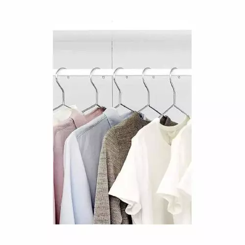 Carsonia Steel Hanger Silver (Pack of 20)