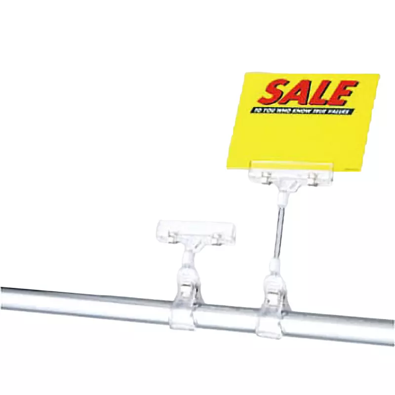 AS ONE Card Clip H10.5 cm Size Resin, 61-204-1-4 (Set of 100 pcs)