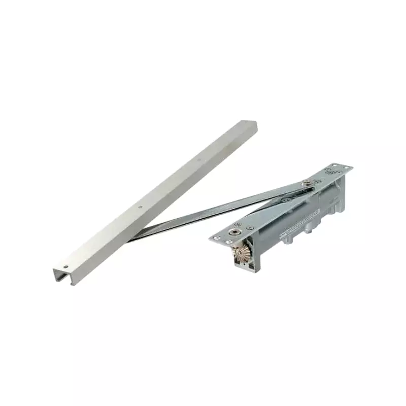 OZONE Concealed Rack & Pinion Door Closer Upto 100 Kg Weight Capacity Silver Finish, CDC-4800 TA SILVER