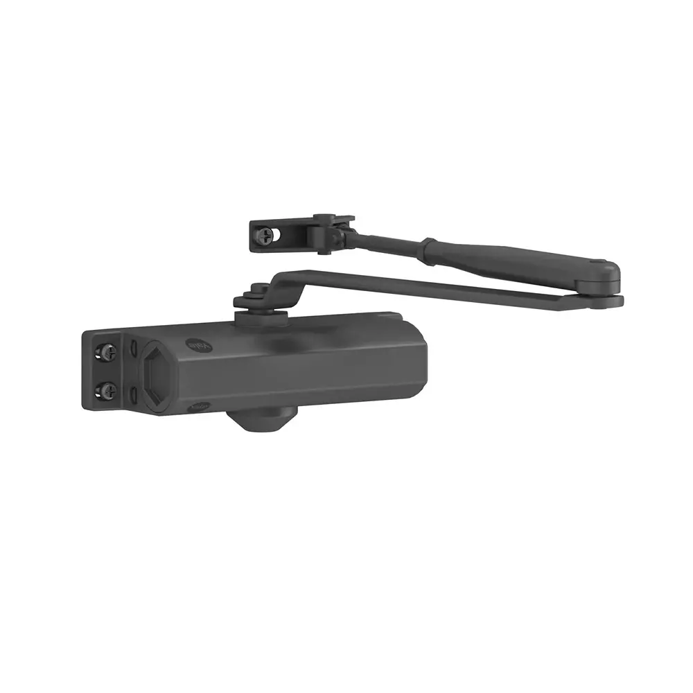 Yale 300 Selectable Door Closer Rack and Pinion Type with Standard Arm 2,3 & 4 Size 750-1100 mm Door Width Black, 30-0300-0001-00-55-11