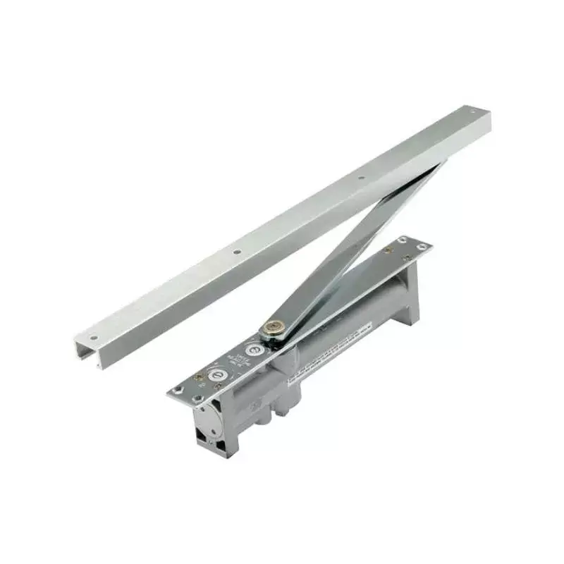 OZONE Concealed Rack & Pinion Door Closer Upto 60 Kg Weight Capacity Silver Finish, CDC-3800 TA SILVER
