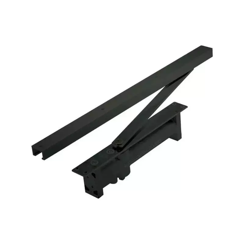 OZONE Concealed Rack & Pinion Door Closer Upto 60 Kg Weight Capacity Black Matt Finish, CDC-3800 TA BM