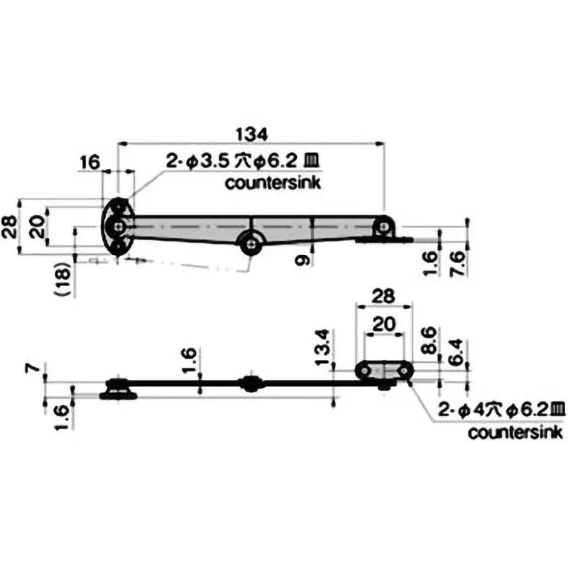 takigen-canopy-stay-chrome-plating-b-40-2-l