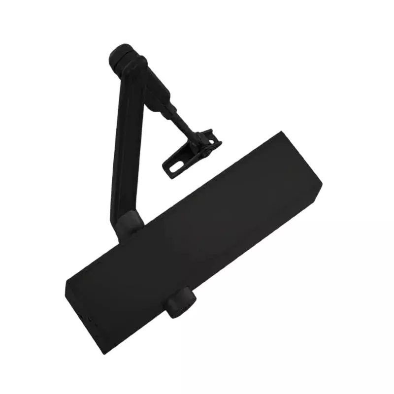 OZONE Hold Open Overhead Door Closer with Scissor Arm Up to 100 Kg Weight Capacity Black Matt Finish, NSK-780-HO STD BM
