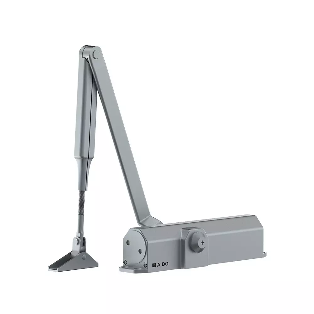 AIDO XL-C 1002S Silver Finish Surface Mounted Door Closer - EN 3/4