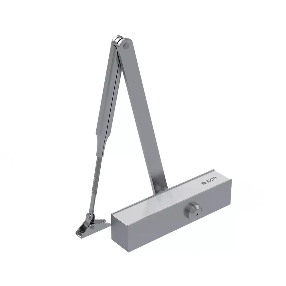 AIDO XL-C 1004 Silver Finish Surface Mounted Door Closer - EN 3-6