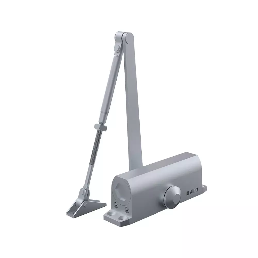 AIDO XL-C 1001 Silver Finish Surface Mounted Door Closer - EN3