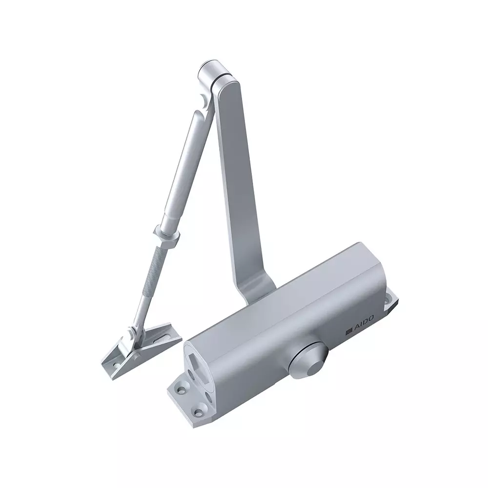 AIDO XL-C 1001 Silver Finish Surface Mounted Door Closer - EN3