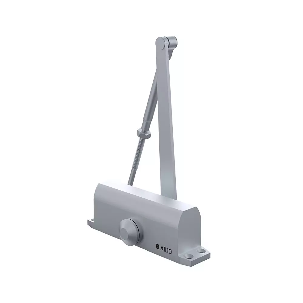 AIDO XL-C 1001 Silver Finish Surface Mounted Door Closer - EN3
