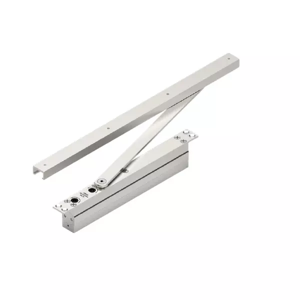 Link Slimline Concealed Door Closer Silver 28 mm