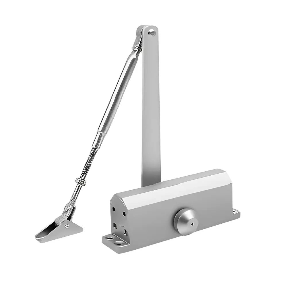 GEZE Openable Economic Door Closer Aluminium Finish MS + AL Body and 1400 mm Maximum Door Width, 8115634