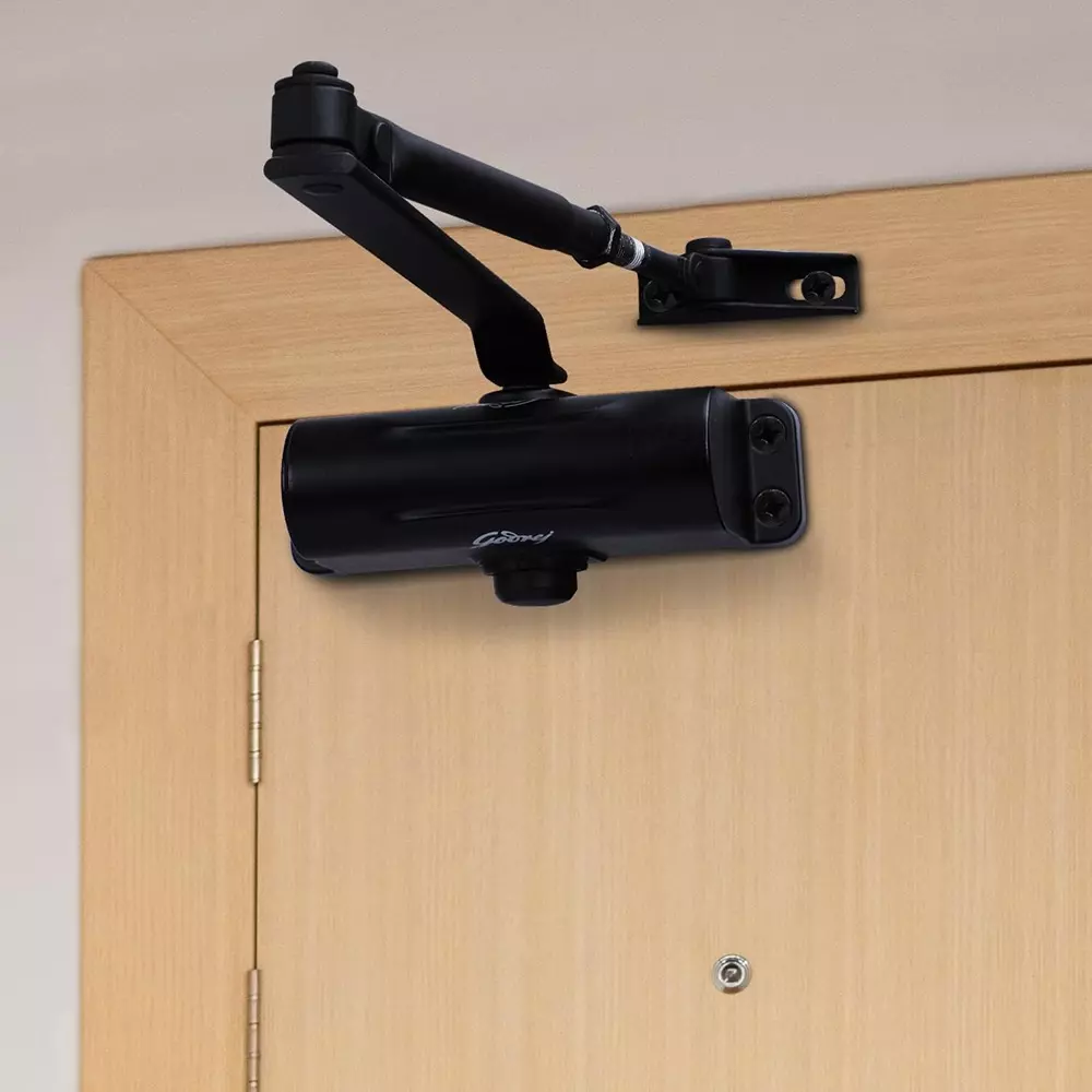 Godrej Hydraulic Door Closer Hercules Incrust 950 mm Matte Black, 5949