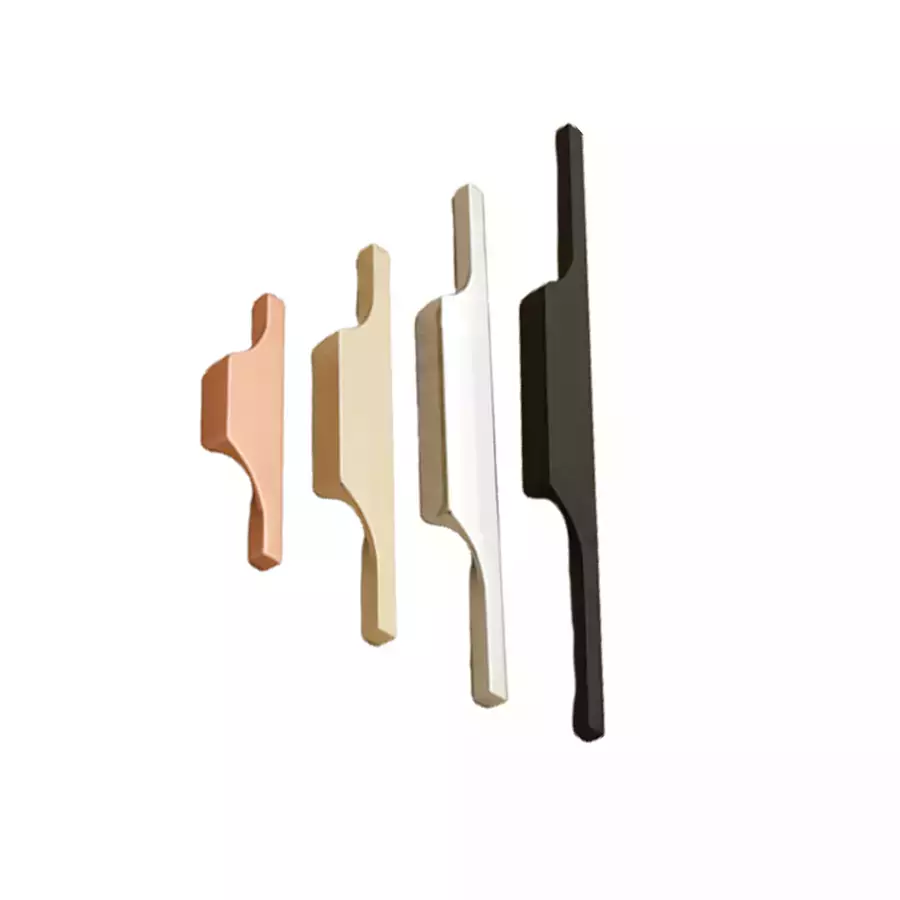 DECORE 1005 160 mm Aluminium Black Finish Cabinet Pull Handle