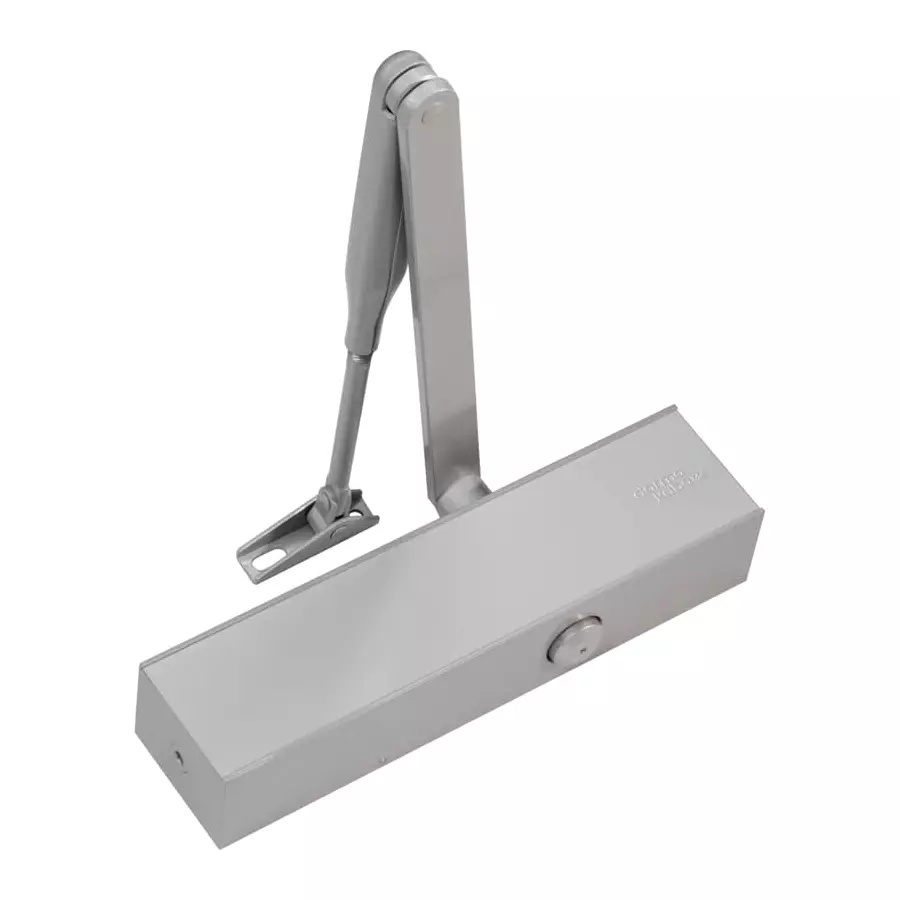 DORMA TS 83 Rack & Pinion Door Closer Finish Silver, With Hold Open