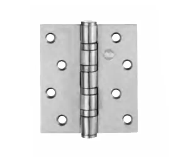YALE Stainless Steel 304, 4.0x3.0x3.0 4 Ball Bearing, Button Tipped Door Hinges, 3S4BB403030-B