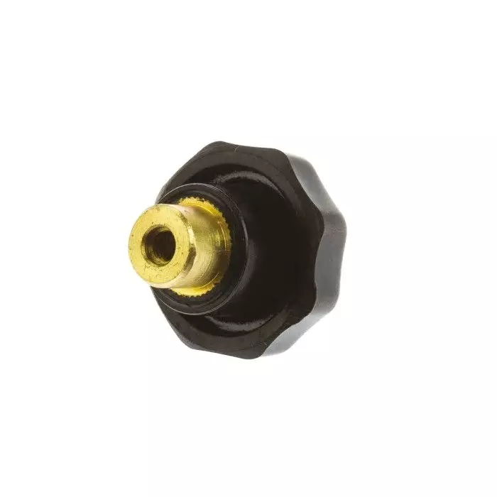 RS PRO Black Multiple Lobes Clamping Knob M5 Threaded Hole, 686159