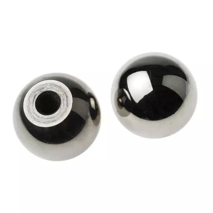 RS PRO Silver Ball Clamping Knob M10 Threaded Hole, 1443634-picture-38