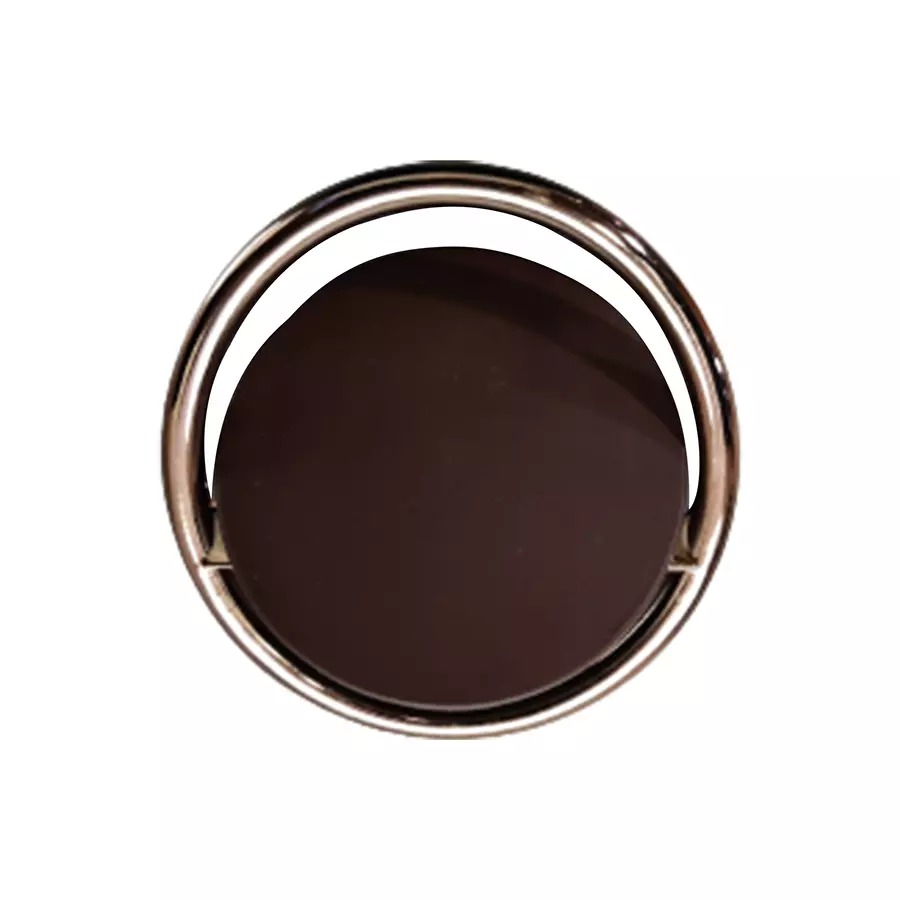 ERA 60 mm Zinc Rose Gold and Teak Wood Finish Cabinet Knob DSKN_2_60mm