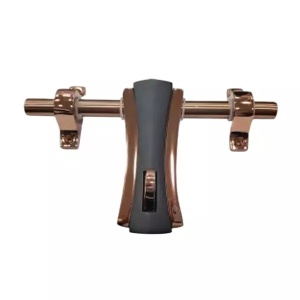 PRADO Fancy Aldrop 16 mm Rod Diameter 305 mm (12 inch) for Doors & Gates, 006 ROSEGOLD BLACK