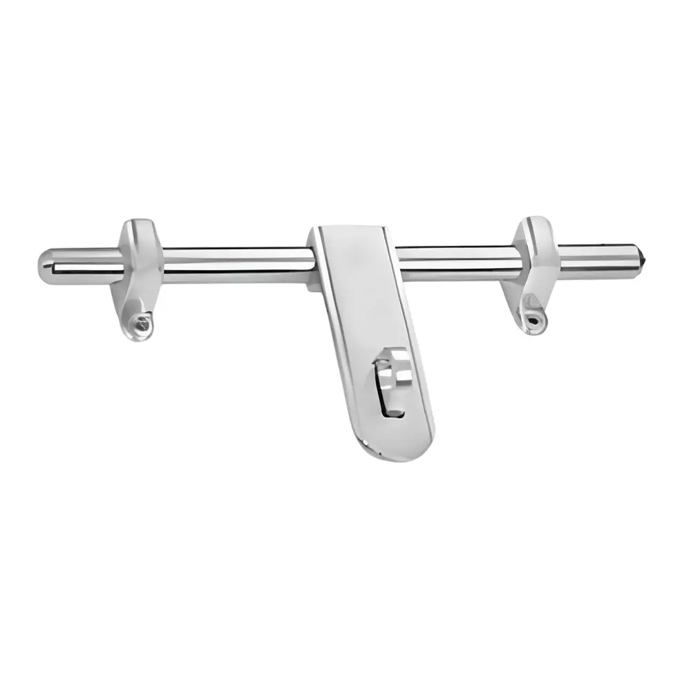 GEZE 2+1 Aldrop With Screws, Size 250x14 mm, SS Finish and Stainless Steel 304 Body, 8115840