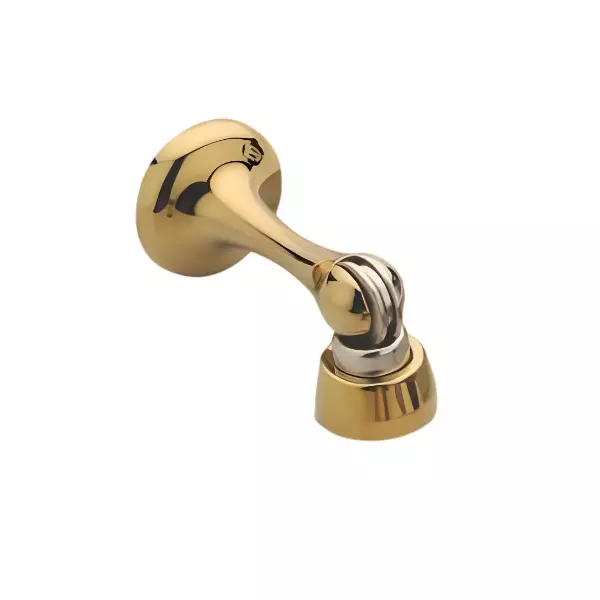 Altitude Door Stopper Size 4 inch (101.6 mm) Metal Body PVD Gold Finish for Bedrooms, Study Rooms, Hospitals, MG-005