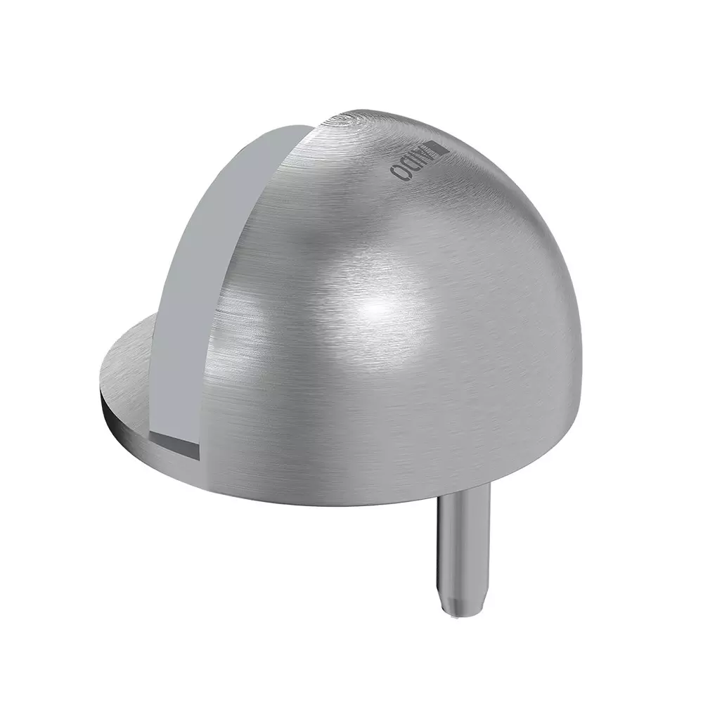 AIDO XL-C 3017A Satin Stainless Steel Finish Floor Mounted Door Stop Half Dome