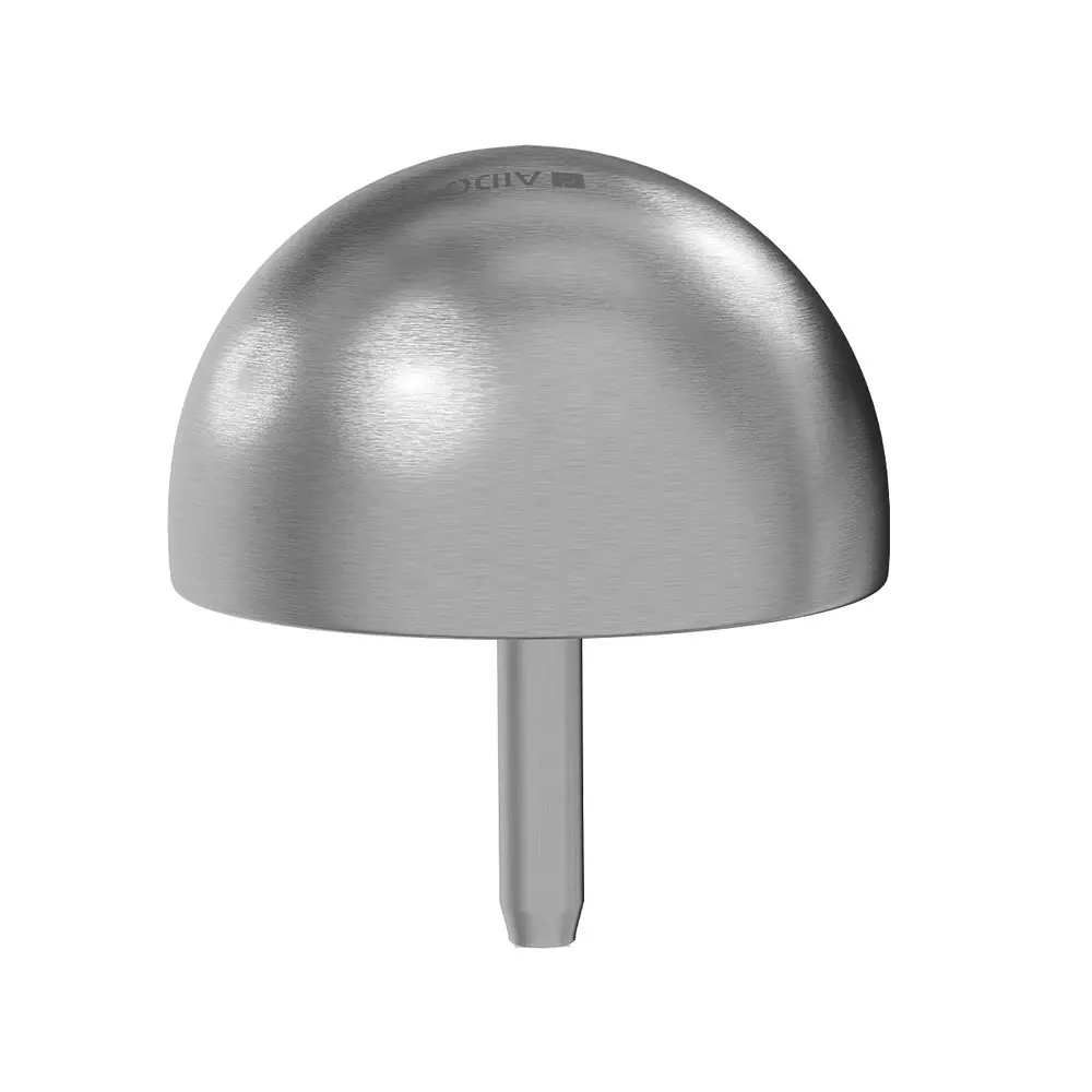 AIDO XL-C 3017A Satin Stainless Steel Finish Floor Mounted Door Stop Half Dome