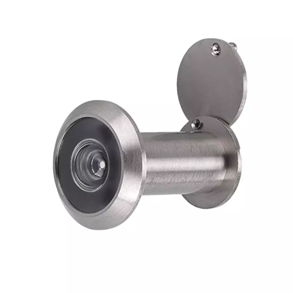 Yale Door Viewer 180° Angle Satin Steel Finish Brass, V0401A US15