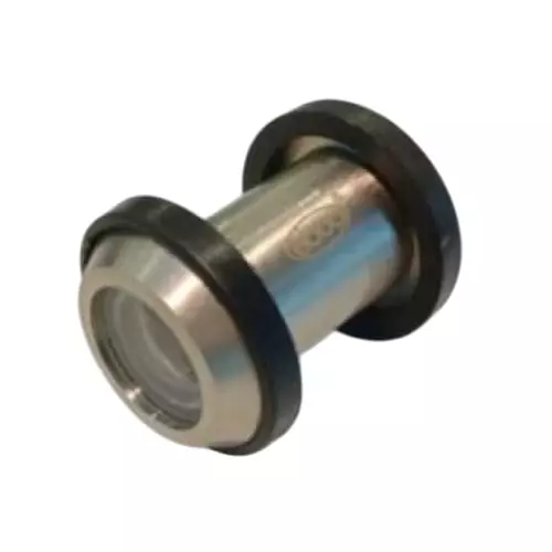 Ebco Door Viewer Brushed Steel Finish and Hole Size 25 mm for 25 mm to 60 mm Door Thickness, DV1