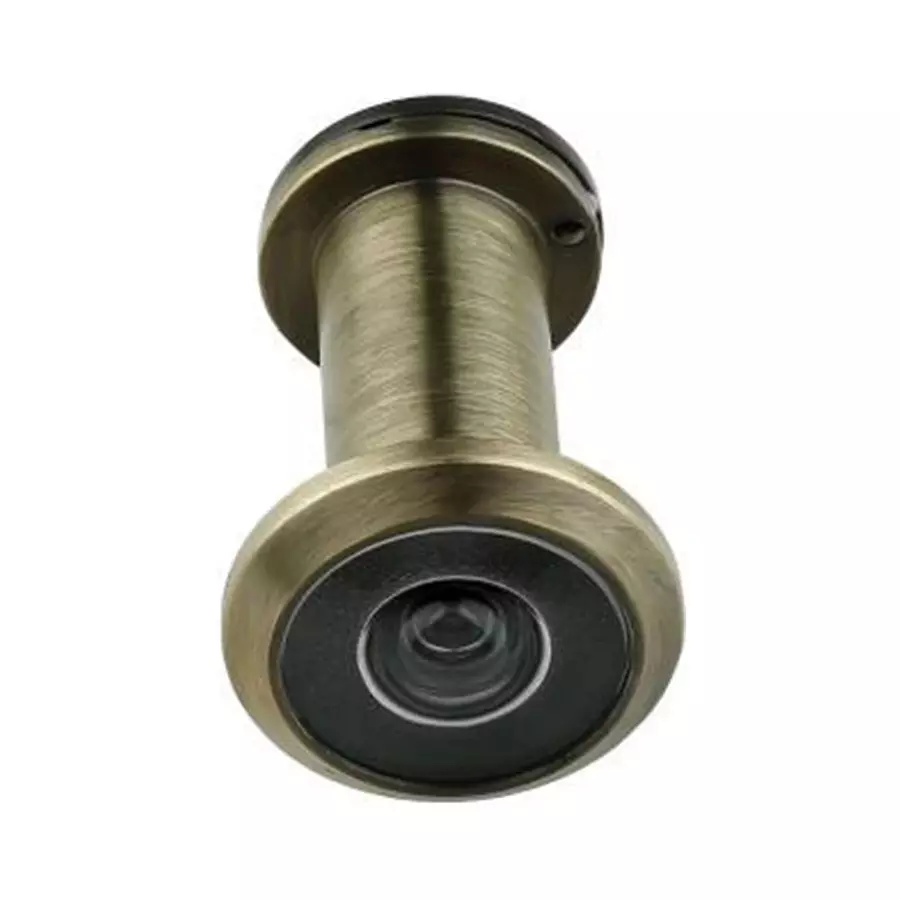 Yale Door Viewer 180° Angle Antique Brass Finish Brass, V0401A US5