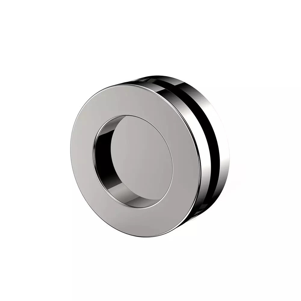 AIDO XL-C 7018 Satin Finish Circular Flush Pull Glass Accessory