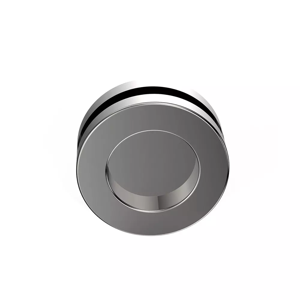 AIDO XL-C 7018 Satin Finish Circular Flush Pull Glass Accessory