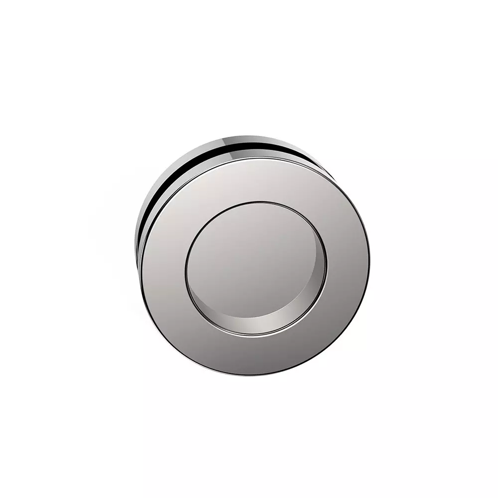 AIDO XL-C 7018 Satin Finish Circular Flush Pull Glass Accessory